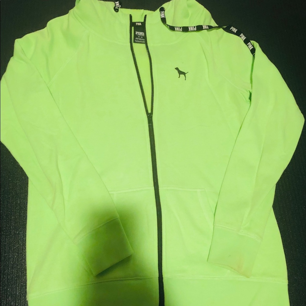 ❌SOLD❌ VS Pink Lime Green Hoodie